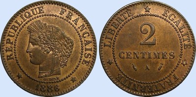 2 Centimes CERES